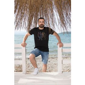 Angemiel 3013005 Point Blank Siyah Erkek T-shirt