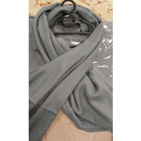 Angora 60x180 Gri Ponponlu Şal