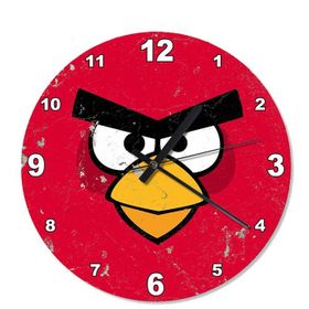 Angry Birds Analog Duvar Saati