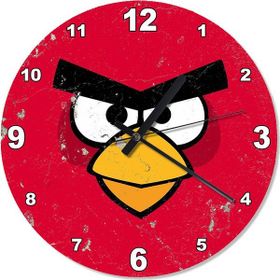 Angry Birds Analog Duvar Saati