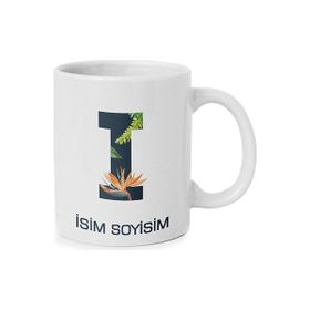 Anı Diyarı Kişiye Özel I Harfli Isim Yazılı Kupa Bardak