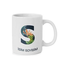 Anı Diyarı Kişiye Özel S Harfli Isim Yazılı Kupa Bardak