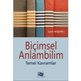 Anı Yayıncılık Biçimsel Anlambilim Temel Kavramlar