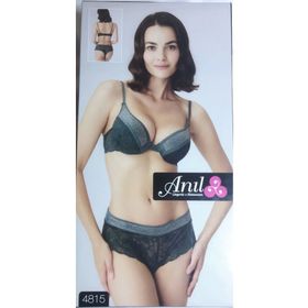 Anıl 4815 Gri Kadın Sütyen ve String Takım