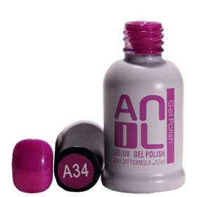 Anil Professional Cosmetics Mor A34 10 ml Kalıcı Oje