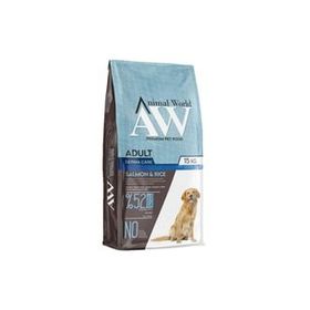 Animal World 15 kg Adult Somonlu Pirinçli Yetişkin Köpek Maması