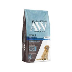 Animal World 15 kg Adult Somonlu Pirinçli Yetişkin Köpek Maması