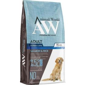 Animal World 15 kg Adult Somonlu Pirinçli Yetişkin Köpek Maması