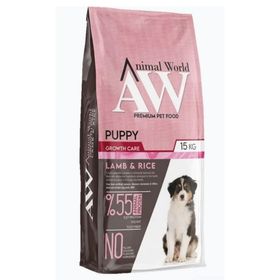 Animal World 15 KG Kuzu Etli Yavru Köpek Maması