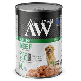 Animal World 415 gr Chucks in Jelly Beef Biftek Etli Köpek Yaş Maması