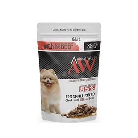 Animal World 85 gr Biftekli Küçük Irk Köpek Maması