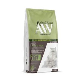 Animal World Kuzu Etli Pirinçli 1.5 kg Yetişkin Kedi Maması