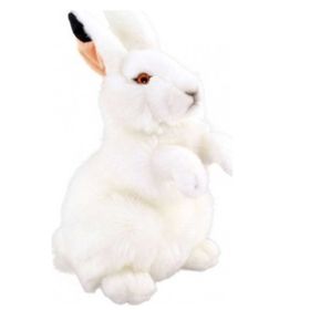 Animals Of The World Beyaz Tavşan Peluş Oyuncak 23 Cm