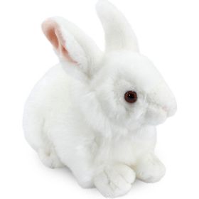 Animals Of The World Beyaz Tavşan Peluş Oyuncak 23 Cm