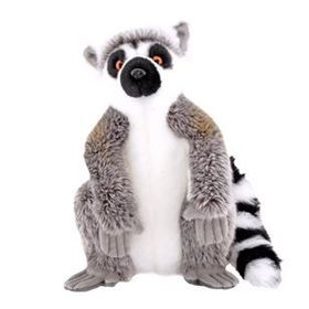 Animals Of The World Oturan Lemur 28 cm Peluş Oyuncak