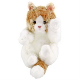 Animals Of The World Oyuncu Yavru Bej Kedicik 24 cm Peluş Oyuncak