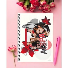 Anime And Your World Aespa Kpop A4 21x29 cm Kareli Spiral Defter