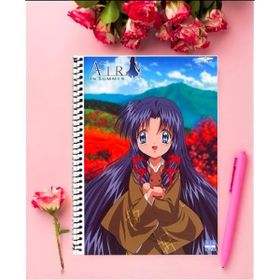 Anime And Your World Air Kunisaki Yukito A4 21x29 cm Kareli Spiral Defter