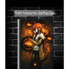 Anime And Your World Anime Makise Kurisu Özel Tasarım Defter