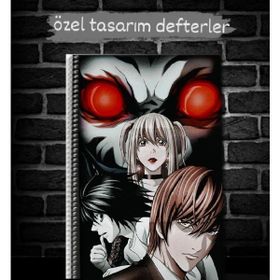 Anime And Your World Anime Ryuk Death Note Özel Tasarım Defter