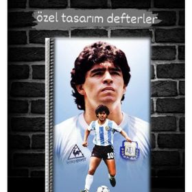 Anime And Your World Diego Maradona Özel Tasarım Defter