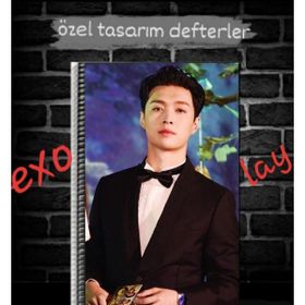 Anime And Your World Exo Lay Özel Tasarım Defter