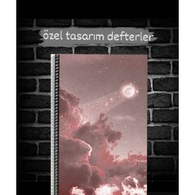 Anime And Your World Gökyüzü Temalı Özel Tasarım Defter