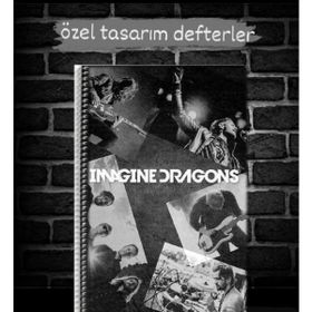 Anime And Your World Imagine Dragons Özel Tasarım Defter