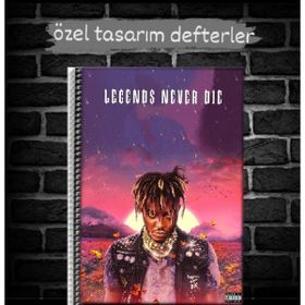 Anime And Your World Juice Wrld Özel Tasarım Defter