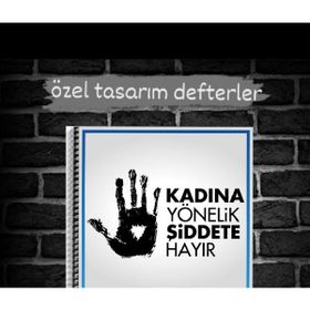Anime And Your World Kadına Şiddete Hayır Tasarım Defter