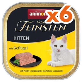 Animonda 083449 Vom Feinsten Kitten Kümes Hayvanlı 6x100 gr Yavru Kedi Yaş Maması