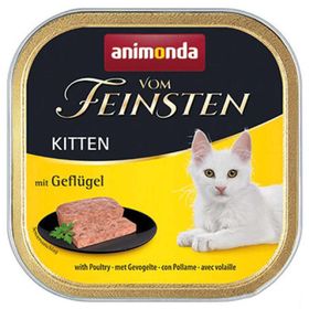 Animonda 100 gr Vom Feinsten Kitten Kümes Hayvanlı Yavru Kedi Yaş Maması