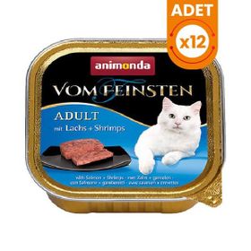 Animonda 12x100 gr Somon ve Karidesli Yetişkin Konserve Kedi Maması