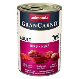 Animonda 400 gr Gran Carno Adult Yürek ve Sığır Etli Yetişkin Köpek Konservesi