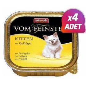 Animonda 4x100 gr Vom Feinsten Kümes Hayvanlı Yavru Kedi Konservesi