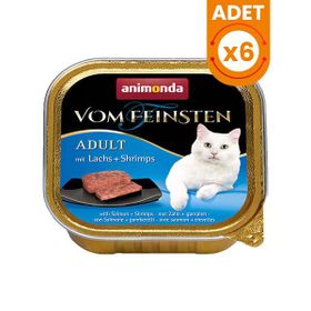 Animonda 6x100 gr Somon ve Karidesli Yetişkin Konserve Kedi Maması