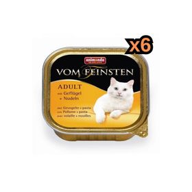 Animonda 6x100 GR Vom Feinsten Kümes Hayvanlı ve Makarnalı Yetişkin Kedi Konservesi