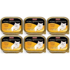 Animonda 6x100 GR Vom Feinsten Kümes Hayvanlı ve Makarnalı Yetişkin Kedi Konservesi