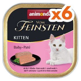 Animonda 83207 Vom Feinsten Kitten Baby Pate 100x6 gr Yavru Kedi Maması