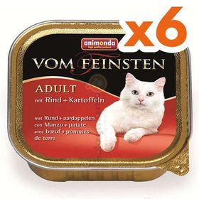 Animonda 83211 Vom Feinsten Sığır Eti ve Patatesli 100x6 gr Kedi Maması