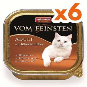 Animonda 83304 Vom Feinsten 100 grx6 Adet Tavuklu ve Ciğerli Kedi Konserve