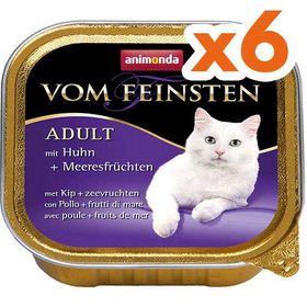 Animonda 83306 Vom Feinsten Tavuk ve Deniz Mahsulü 100x6 gr Kedi Maması