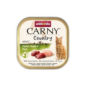 Animonda Carny Country 100 gr Tavuklu Dana Etli ve Geyik Etli Yetişkin Kedi Konservesi
