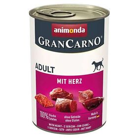 Animonda Gran Carno Domuzlu Yürekli 400 gr Yetişkin Köpek Konservesi