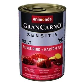 Animonda Gran Carno Sensitive Sığır Etli ve Patatesli Yetişkin 400 gr Konserve Köpek Maması