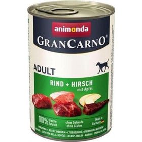 Animonda Gran Carno Sığır Etli Geyik ve Elmalı 6x400 gr Yetişkin Köpek Konservesi