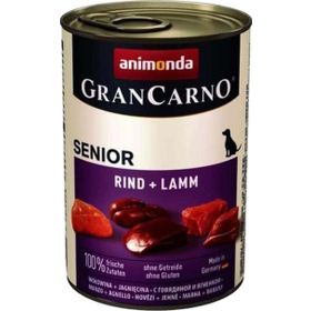 Animonda Gran Carno Sığır Etli ve Kuzulu 400 gr Yaşlı Köpek Konserve Maması