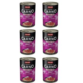 Animonda Gran Carno Sığır Etli ve Yürekli 6x400 gr Köpek Konserve