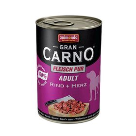 Animonda Gran Carno Sığır Etli ve Yürekli 6x400 gr Köpek Konserve