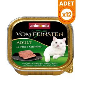 Animonda Hindi ve Tavşanlı 12x100 gr Yetişkin Konserve Kedi Maması